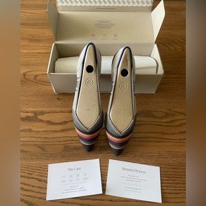 Rothy’s The Point Inverse Stripe Size 8 - Brand New in Box, retired, rare